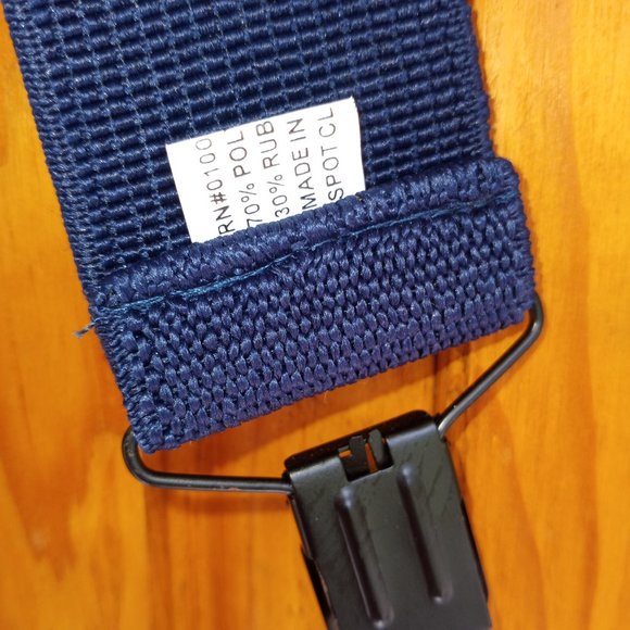 blue suspenders    LIKE NEW - Picture 7 of 10
